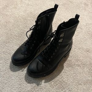 Black combat boots- FINAL SALE